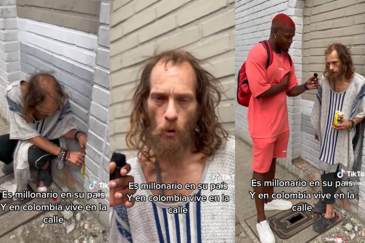 Jordan vive en las calles de Colombia y en Canadá era un importante empresario (Captura video)