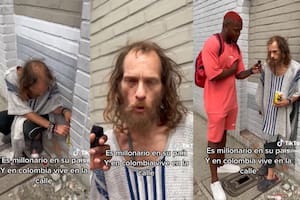 Jordan vive en las calles de Colombia y en Canadá era un importante empresario (Captura video)