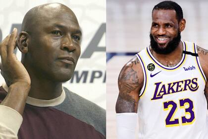 Jordan y LeBron, un debate que vuelve a estar sobre la mesa tras la conquista de Los Angeles Lakers