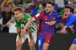 Jordi Alba celebra su golazo