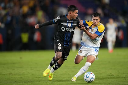 Jordy Alcívar, además de seleccionado, es integrante de Independiente del Valle, que ganó el grupo de la Copa Libertadores en el que compitió Rosario Central.