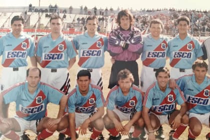 En sus primeros tiempos, con el buzo de Arsenal