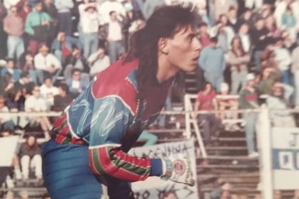 Jorge Vivaldo, dueño del arco, allá lejos en el tiempo, cuando recién arrancaba