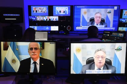 Jorge Taiana, en el plenario de comisiones de hoy