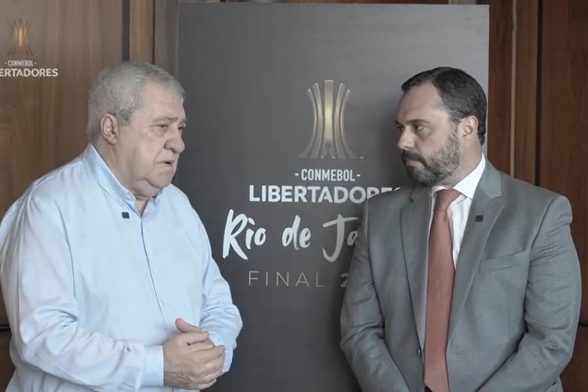 Jorge Amor Ameal, presidente de Boca, y Mário Bittencourt, su par de Fluminense, pidieron por la paz en la final de la Copa Libertadores