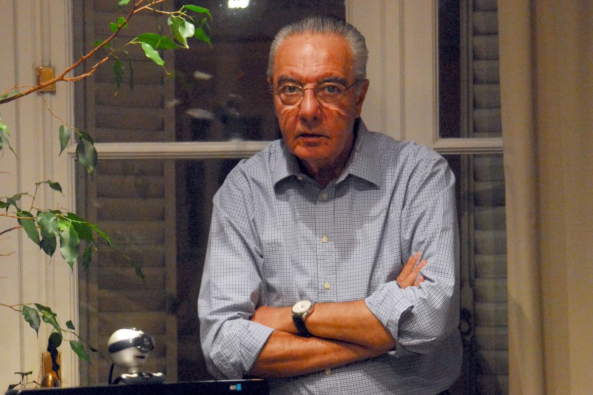 Jorge Aurelio en su estudio