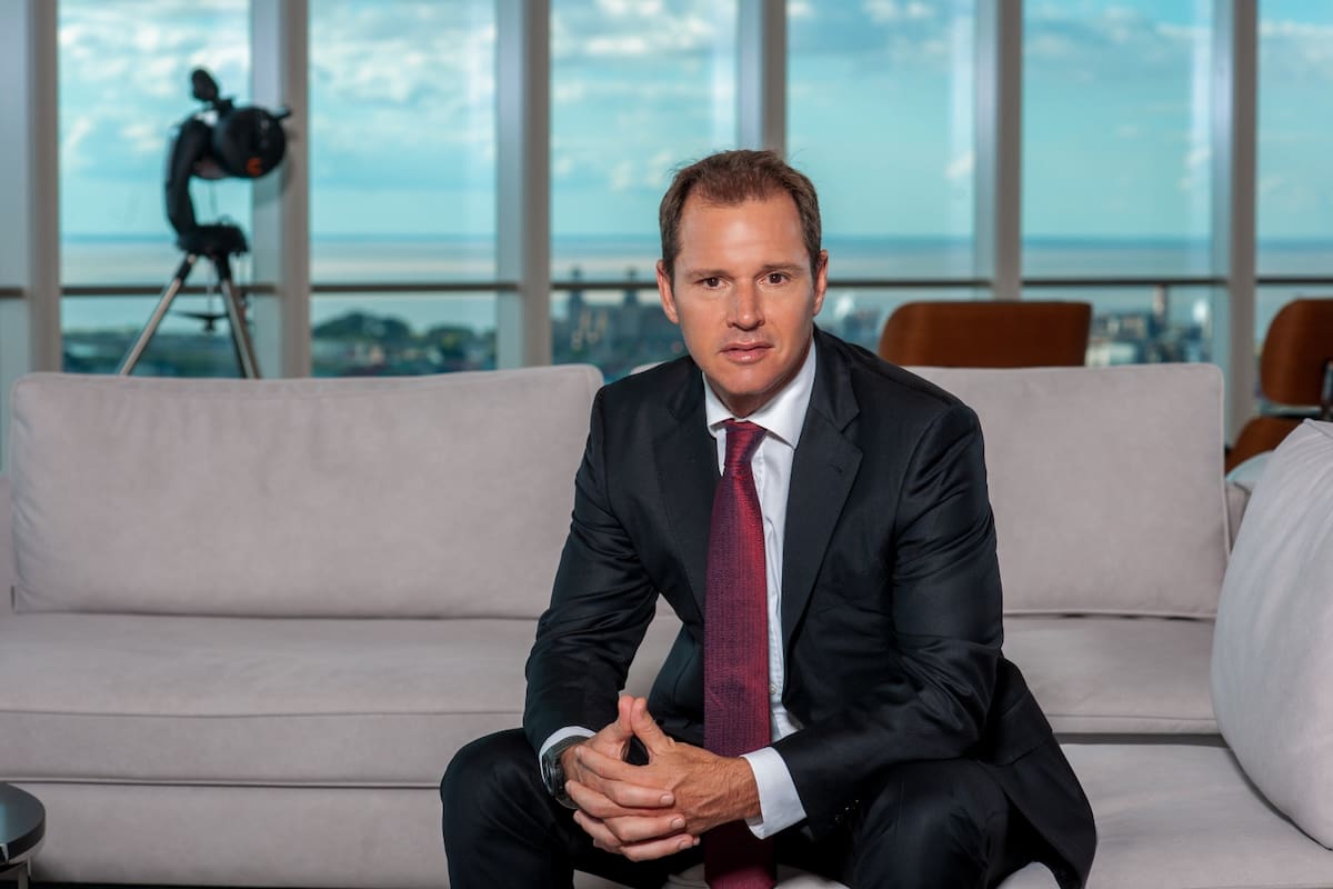 Jorge Brito, titular del Banco Macro y expresidente de River