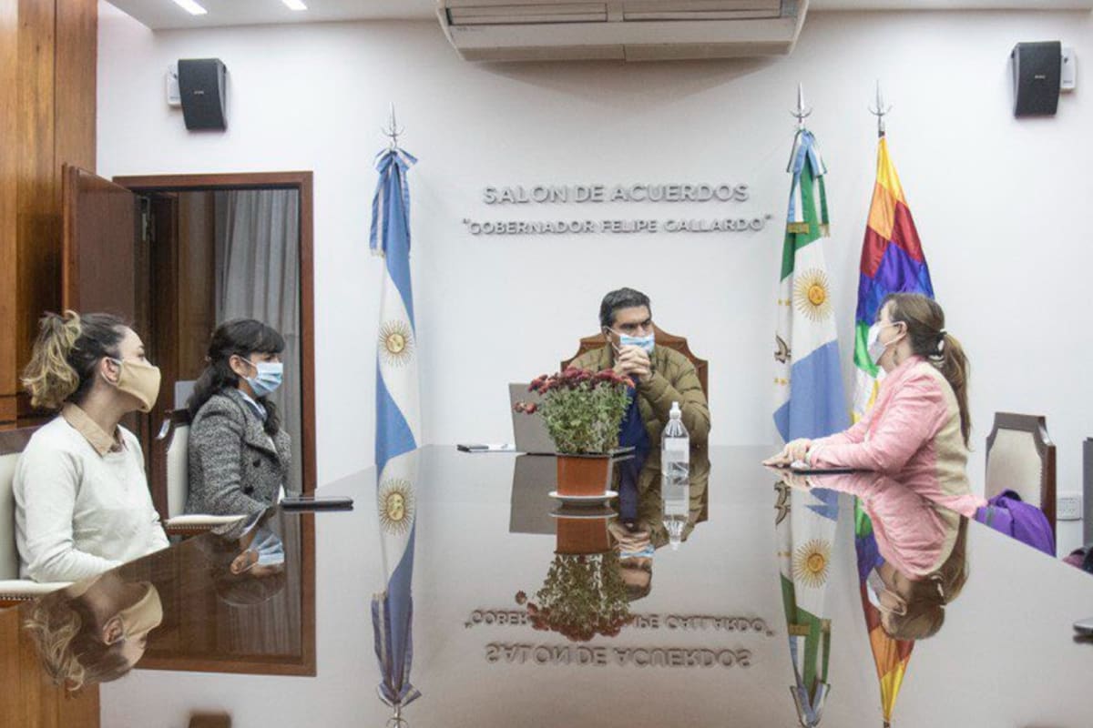 Jorge Capitanich, Analia Rach y Marta Soneira