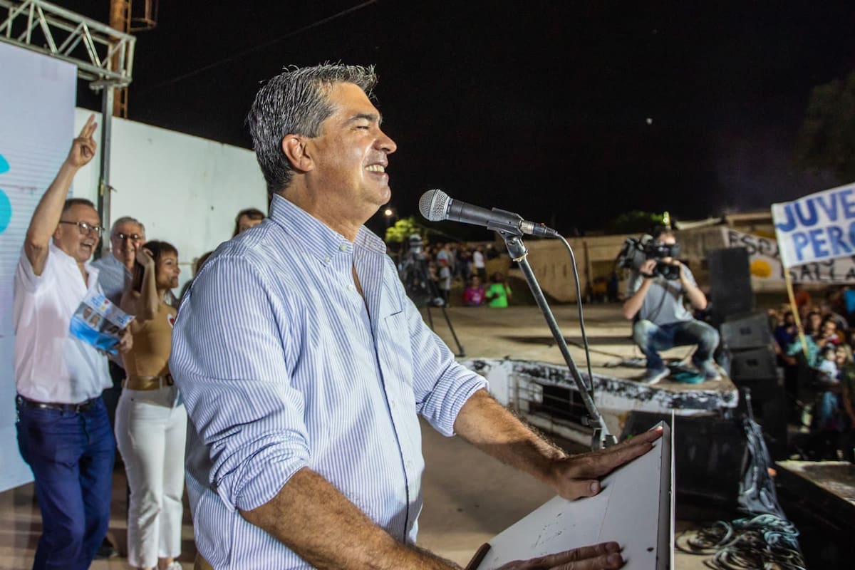 Jorge Capitanich, en campaña.