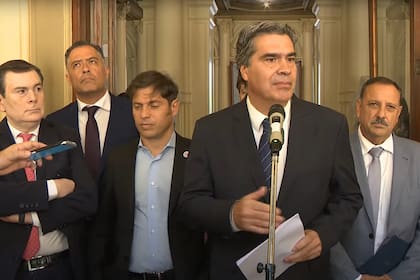Jorge Capitanich, en la conferencia de prensa de los gobernadores que se reunieron con Alberto Fernández