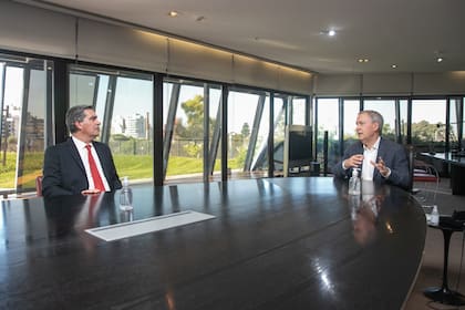 Jorge Capitanich visitó a Juan Schiaretti a comienzos de abril