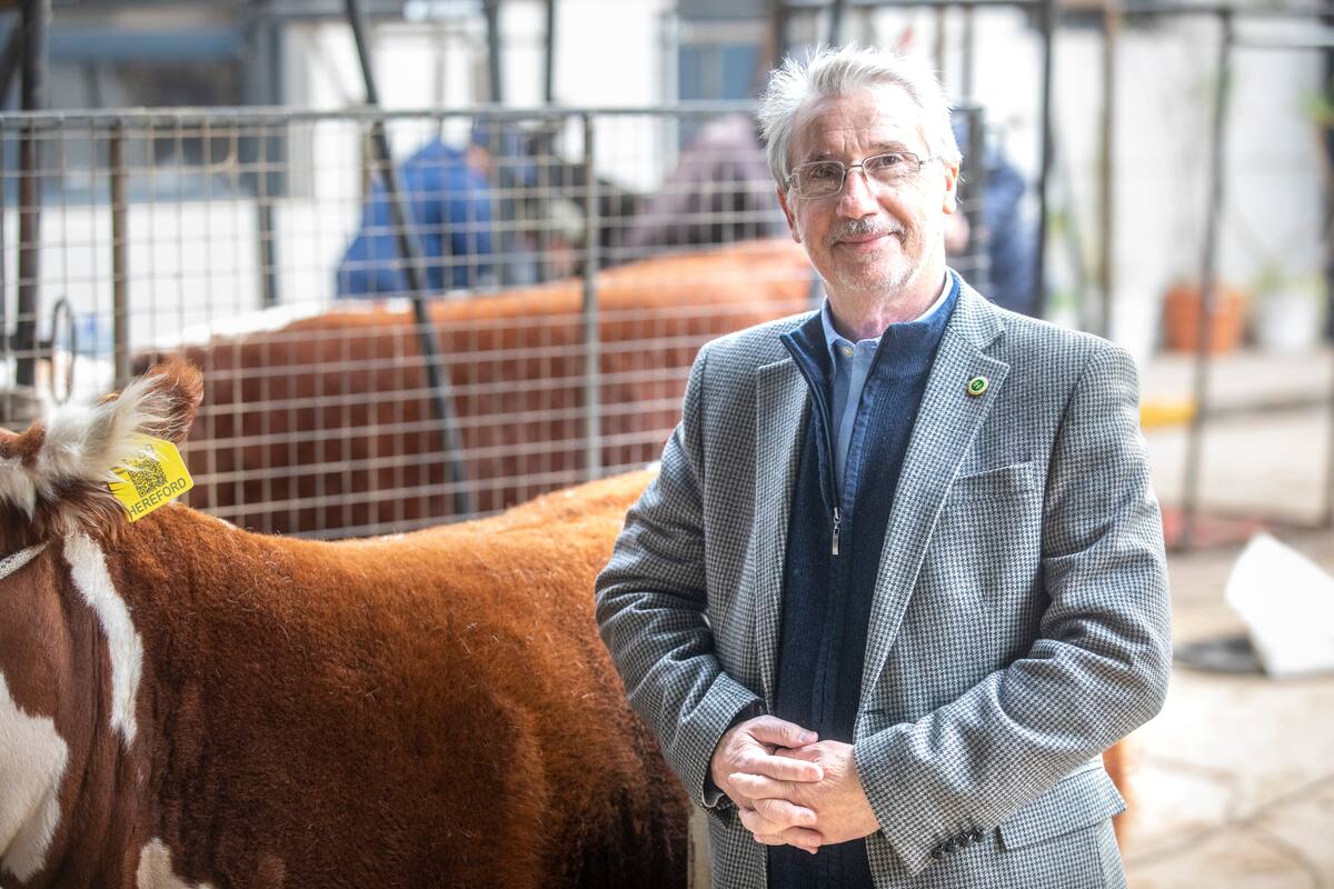 Jorge Carlos Collinet, presidente de la Asociación Argentina Criadores de Hereford