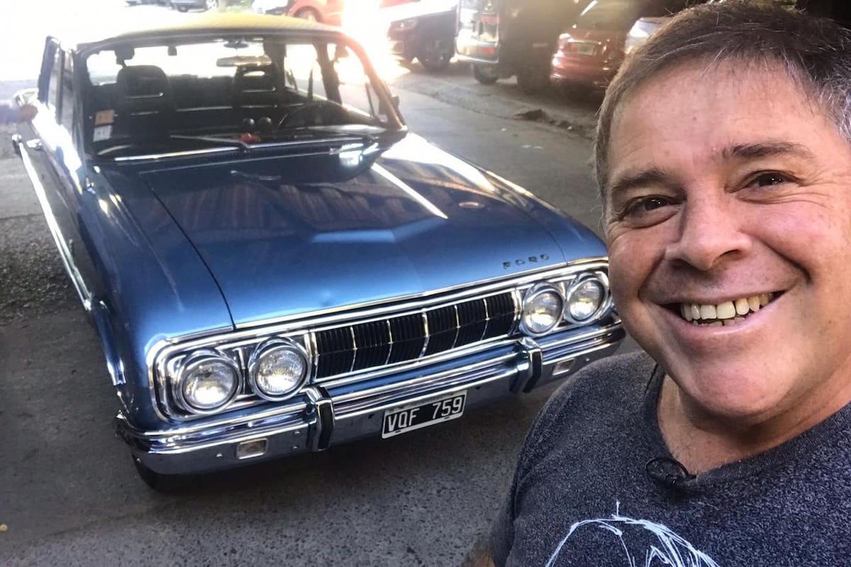Jorge “Carna” Crivelli aprendió a manejar a los 13 años en un Ford Falcon de 1971