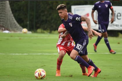 Jorge Carrascal en el triunfo de la reserva de River contra San Martín de Tucumán