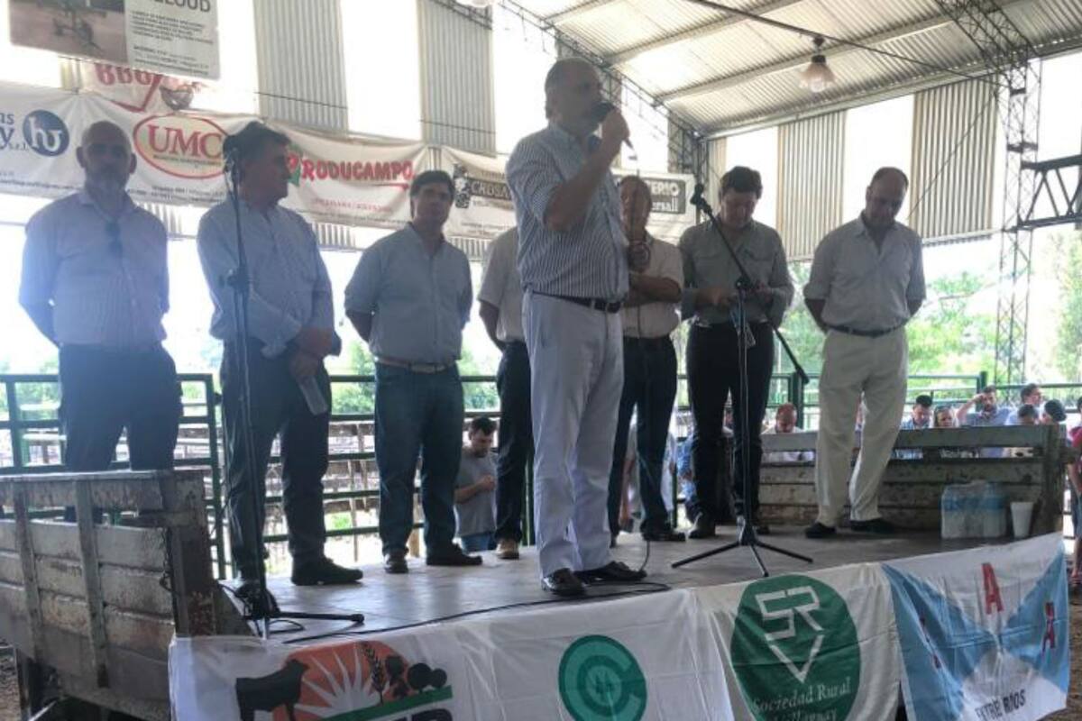 Jorge Chemes, presidente de CRA en la asamblea