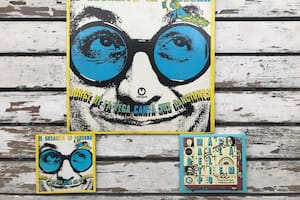 Jorge de la Vega x 3: El vinilo original (1968), la reedición en CD de la galería Ruth Benzacar (2000) y el flamante Más allá del tiempo, con Marikena Monti.