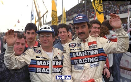Jorge del Buono, junto a otra leyenda del rally: Jorge Recalde