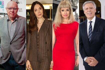 Jorge Fernández Díaz, Cristina Pérez, Florencia Canale y Daniel López Rosetti