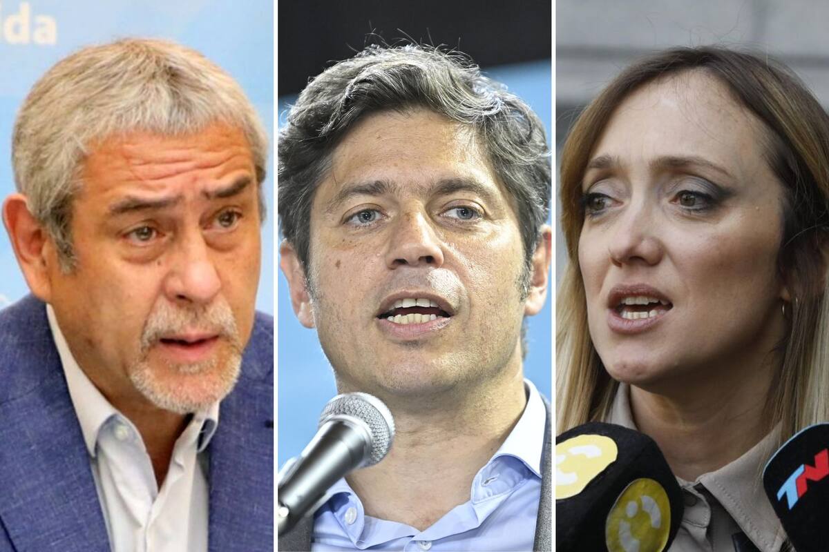 Jorge Ferraresi, Axel Kicillof y Anabel Fernández Sagasti