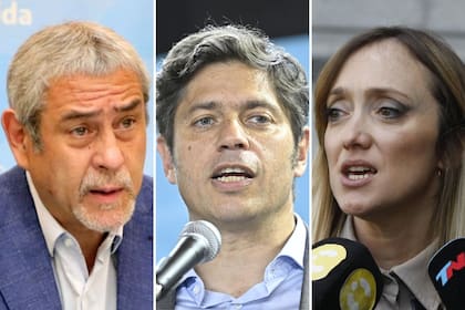Jorge Ferraresi, Axel Kicillof y Anabel Fernández Sagasti