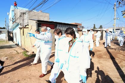 Solo en Villa Azul se detectaron 246 contagios y ya hay 10 barrios populares comprometidos