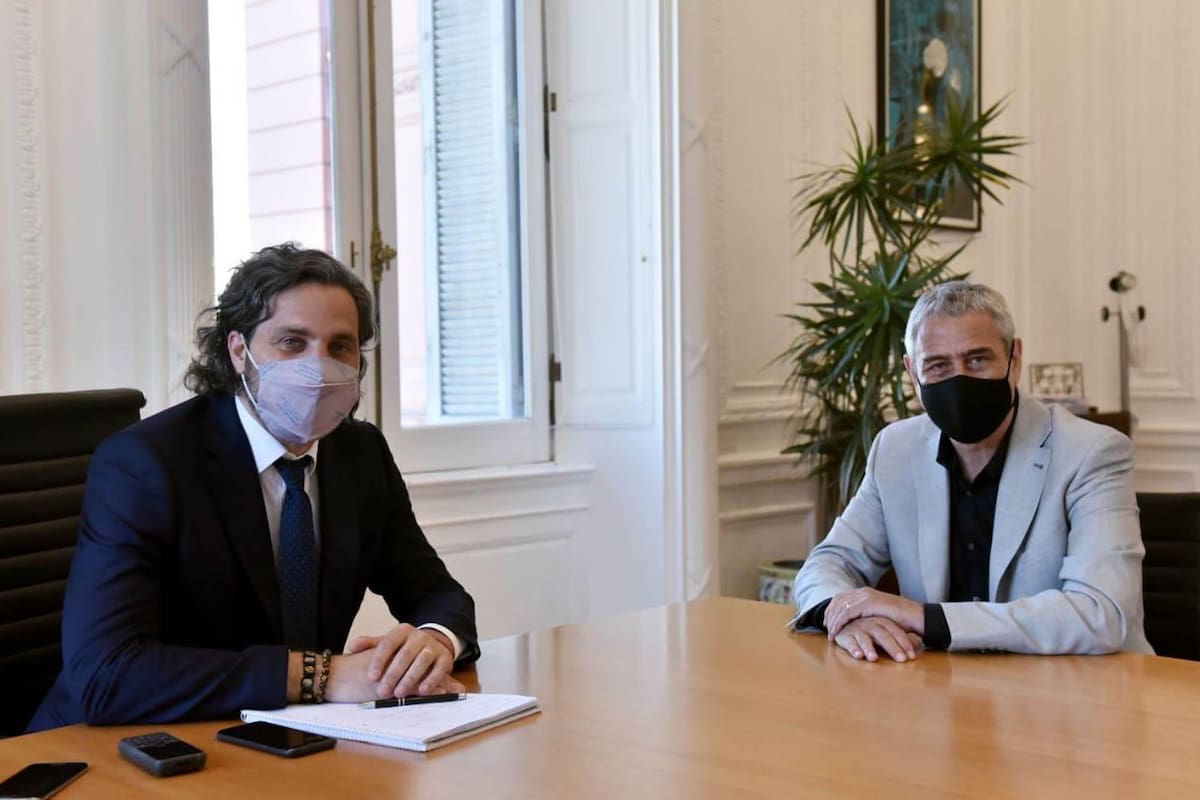 Jorge Ferraresi reunido con Santiago Cafiero