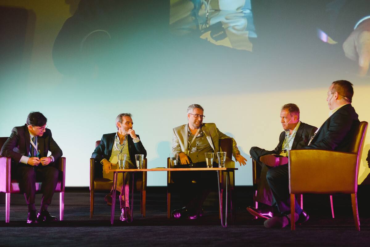Jorge Fontevecchia (Perfil), Guillermo Rivaben (LA NACION), Daniel Hadad (Infobae) y Martín Etchevers (Clarín) debatieron sobre el futuro de los medios