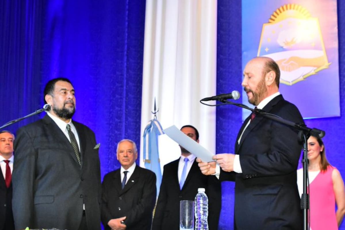 Jorge González, funcionario de Formosa, en la jura como ministro