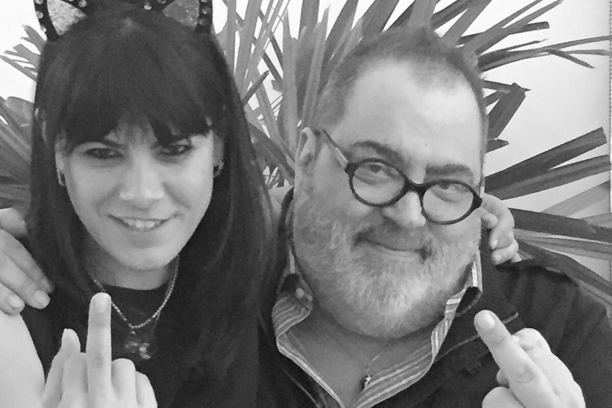 Jorge Lanata, junto a Sara Stewart tras su separación