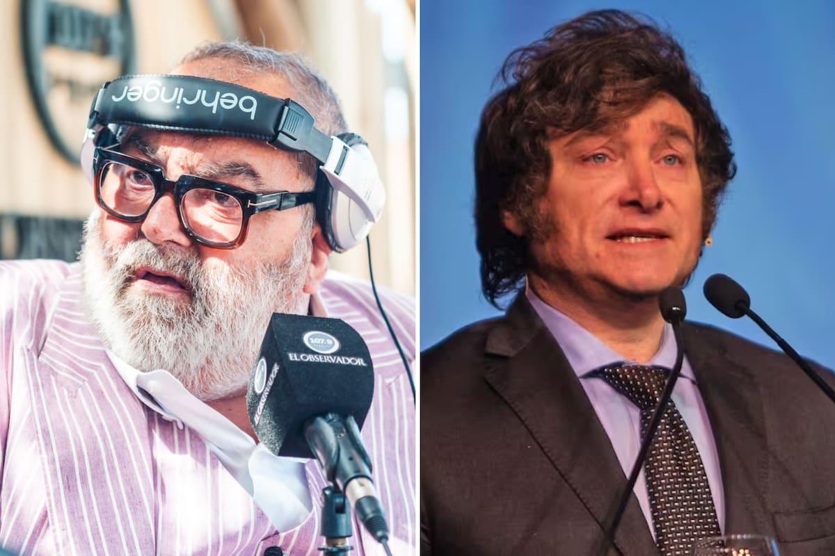 Jorge Lanata y Javier Milei
