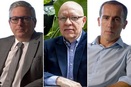 Jorge Liotti, Jorge Fernández Díaz y Hugo Alconada Mon