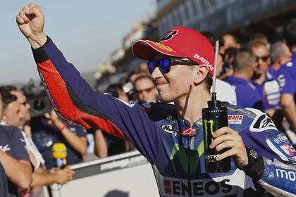 Jorge Lorenzo se quedó con la pole en Valencia