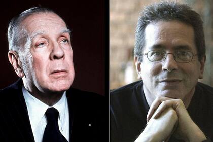Jorge Luis Borges y César Aira; sus obras están entre las más solicitadas en el Programa Sur de traducciones de Cancillería