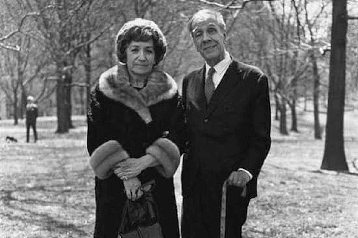 Jorge Luis Borges y Elsa Astete Millán, su primera esposa