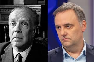 Manuel Adorni, inesperado protagonista de memes borgeanos