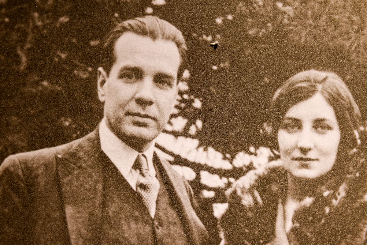 Jorge Luis Borges y su hermana Norah