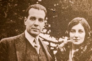 Jorge Luis Borges y su hermana Norah