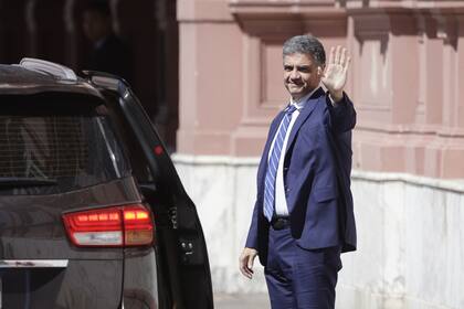 Jorge Macri, al ingresar a la Casa Rosada, el viernes pasado
