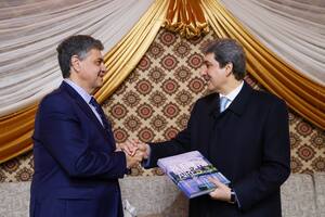 Jorge Macri con el embajador de Arabia Saudita.