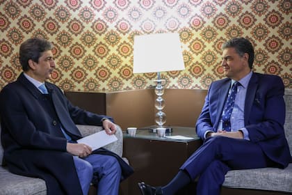Jorge Macri con el embajador de Arabia Saudita.