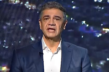Jorge Macri durante el debate