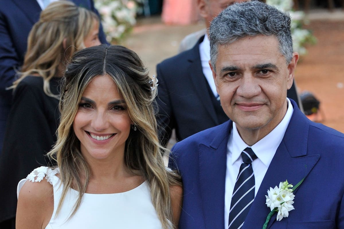 Jorge Macri, el día de su casamiento con Belén Ludueña