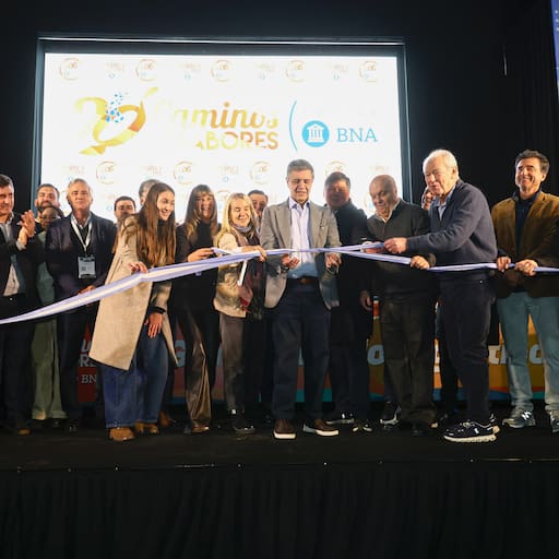 Jorge Macri en la presentación de Caminos y sabores