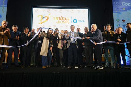 Jorge Macri en la presentación de Caminos y sabores