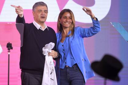Jorge Macri festeja en el bunker los resultados de la elección a Jefe de Gobierno porteño