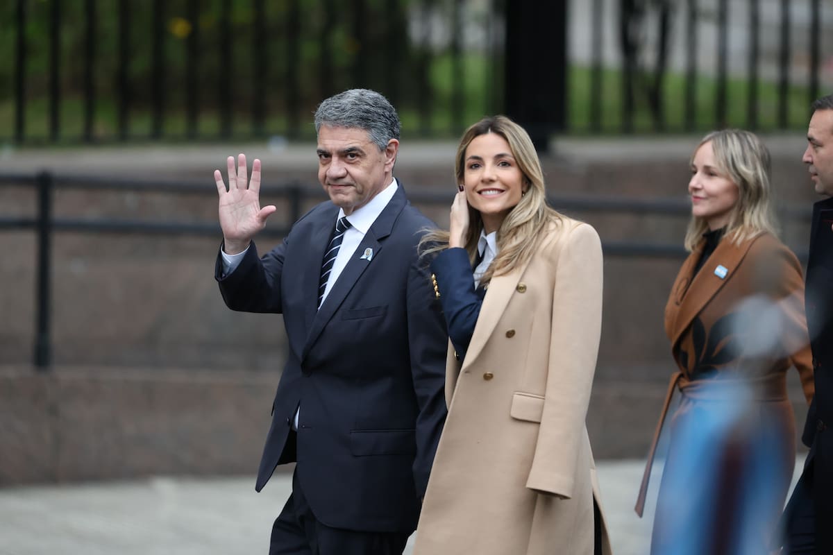 Jorge Macri ingresa a la Catedral Metropolitana para el Tedeum del 25 de Mayo.