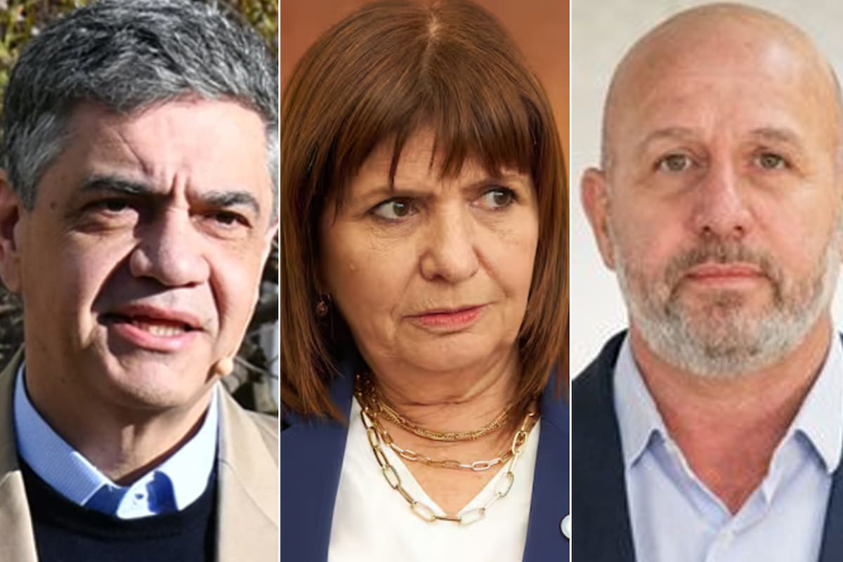 Jorge Macri, Patricia Bullrich y Waldo Wolff