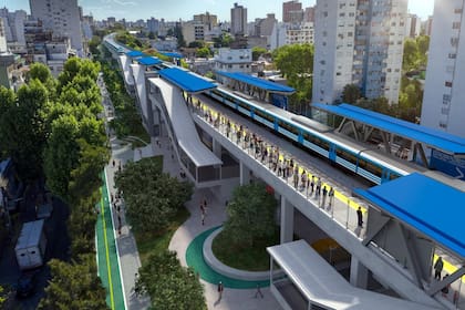 Jorge Macri pretende construir un viaducto elevado para el ferrocarril Sarmiento