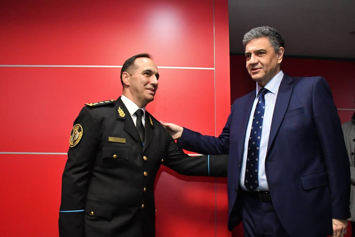 Jorge Macri puso en funciones al nuevo jefe de la Policía de la Ciudad, comisario general Pablo Kisch