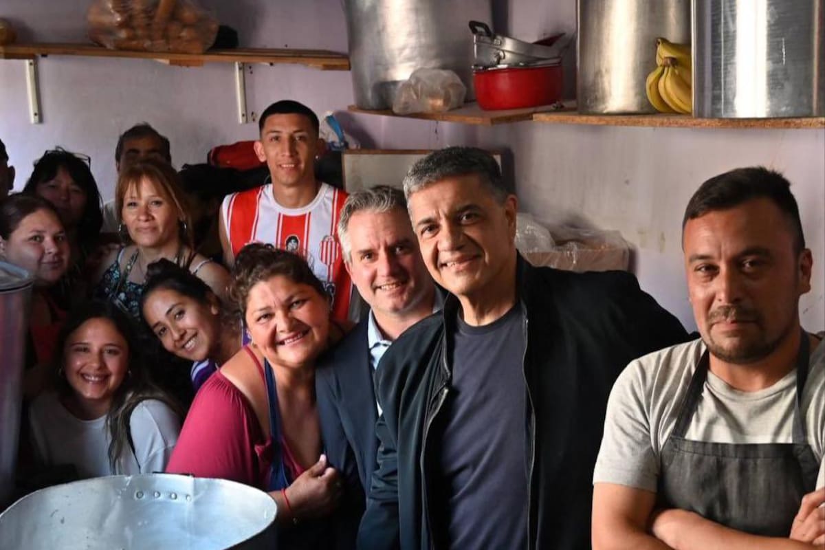 Jorge Macri recorrió con D'Alessandro el comedor Gargantitas